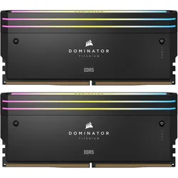 Corsair Dominator Titanium Schwarz 64GB (2x32GB) DDR5-6400 XMP Arbeitsspeicher, CL32, 1.4V