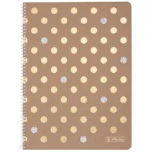 Herlitz Spiralblock A4 Pure Glam 80 Blatt kariert