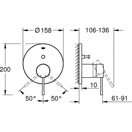 Grohe Essence Einhandwannenmischer Supersteel