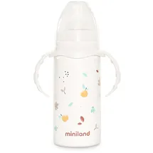 MINILAND BABY Miniland Thermobaby 240 ml mit Silikon-Sauger - Valencia.