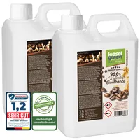 KieselGreen Bioethanol 10 Liters mit Duft für Ethanol-Kamin, viele Sorten - Bio Ethanol als Raumduft in vielen Duftnoten - Parfüm für Bio Ethanol Kamin Indoor oder Bioethanol (Kaffeeduft, 10L)