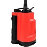 Grafner Drainage Schmutzwasserpumpe 400 Watt bis 7500 l/h Förderleistung, mit Schwimmschalter, flachabsaugend bis 25 mm, Ø16mm Fremdkörper, Drai...