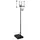 vidaXL Basketballständer Transparent 280-350 cm