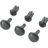 TRU Components TC-SRR-465K203 Spreizniete Loch-Ø 4mm Schwarz 1000St.