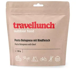 Travellunch Pasta Nudeln Bolognese mit Rindfleisch 125 g