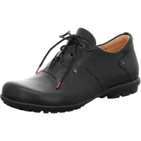 THINK! KONG chromfrei gegerbte nachhaltige Halbschuhe, SCHWARZ