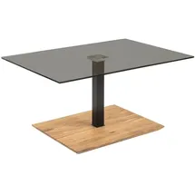 58 aufm Kessel Couchtisch Celestine Schwarz/Wildes Eiche 90 x 60 x 47 cm