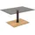 58 aufm Kessel Couchtisch Celestine Schwarz/Wildes Eiche 90 x 60 x 47 cm
