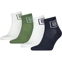 Kurzsocken, Quarter-Socks mit Mesh-Front für Atmungsaktivität, Gr. 39-42, navy-green, , 45535815-39