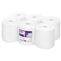 6 Satino by wepa Handtuchrollen prestige 2-lagig hochweiß