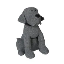 Relaxdays Türstopper Grau/Schwarz 28 x 17 x 19 cm