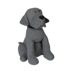 Relaxdays Türstopper Grau/Schwarz 28 x 17 x 19 cm