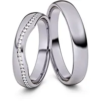 Trauringe Kirchhain 950er Palladium - 8062