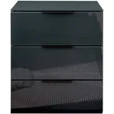 SchlafKONTOR Nachtschrank Pari 45,8 x 40 x 52,9 cm Graphit