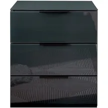 SchlafKONTOR Nachtschrank Pari 45,8 x 40 x 52,9 cm Graphit