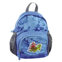 Donau Elektronik DONAU Kindergartenrucksack Mini Schildkröte Kunstfaser blau/camouflage