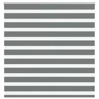 VidaXL Zebrarollo Dunkelgrau 145x100 cm Stoffbreite 140,9 cm Polyester