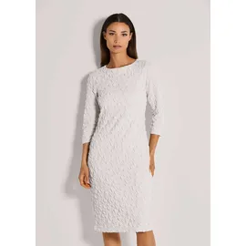 Madeleine Midikleid Elegantes Kleid mit raffinierter Struktur Weiß 44