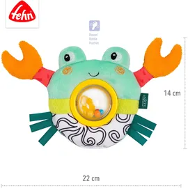 Fehn Drehballrassel Krabbe mehrfarbig