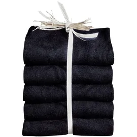 GO IN Basicsocken 5er Pack Schwarz 39-42