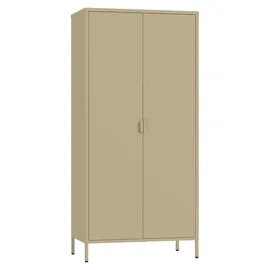 [en.casa] Kleiderschrank Esteli 170 x 80 x 45 cm Kamelfarben