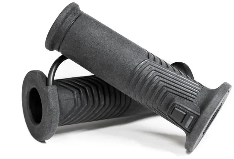 KOSO Heizgriffe HG-17, 7/8 Zoll (22 mm) + 1 Zoll (25,4 mm) L = 120 mm, schwarz