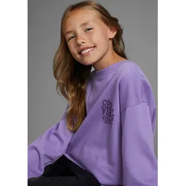 Kidsworld Rückenprint Sweatshirt Lila 164