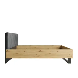 Home Affaire PERY Bettgestell 160 x 200 cm Schwarz