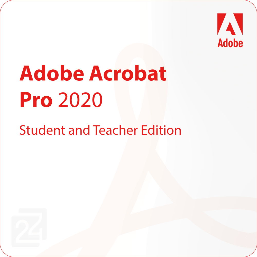 Adobe Acrobat Pro 2020 Student and Teacher Edition Win/ Mac