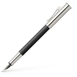 Graf von Faber-Castell 146543 - Füllfederhalter Guilloche, Schwarz, B, 1 Stück
