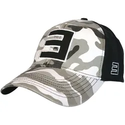 Eminem Unisex Trucker-Cap mit Logo-Stickerei im Camouflage-Look Baseball-Cap TC102253EMM Schwarz/Weiß/Grau - One-Size