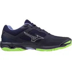 MIZUNO Herren Handballschuhe WAVE PHANTOM 3(U), EBlue/TechGreen/Lolite, 47
