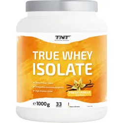 TNT Whey Isolate extrem hoher Eiweißanteil, kaum milchiger Geschmack, lecker