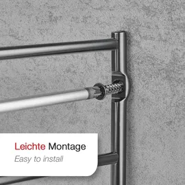 SOTech Backblechhalter für 3 Backbleche 364 x 140 x 125 mm Schwarz Chrom