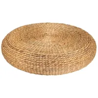 Atmosphera Créateur d'intérieur Sitzhocker Wond Leinen Ø 55 cm Weiß