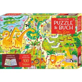 Usborne Publishing Puzzle & Buch: Im Zoo