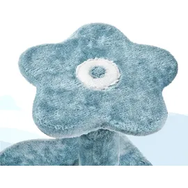 Yaheetech Kratzbaum Ozean-Stil 93 x 55 x 184 cm blau/weiß