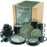 CreaTable Nordic Fjord Kombiservice 30-tlg. grün