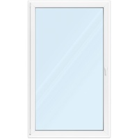 Fenster 120x200 cm, Kunststoff Profil aluplast IDEAL® 5000, Weiß, 1200x2000 mm, einteilig festverglast, 2-fach Verglasung, individuell konfigurieren