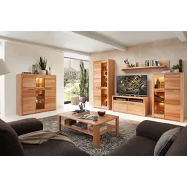 Stella Trading Vitrine 85 x 137 x 40 cm Braun