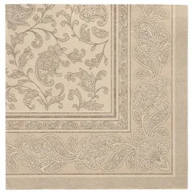 Papstar 50 Servietten ROYAL Collection 1/4-Falz 40 cm x 40 cm sand Rose