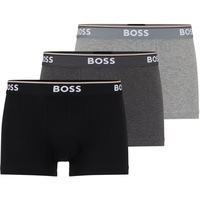 Boss Herren Trunk 3P Power Open Grey 061, S