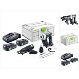 Festool DURADRIVE DWC 18-4500 Basic Akku Bauschrauber 18 V 14 Nm Brushless + 2x Akku 3,0 Ah + Ladegerät + Systainer