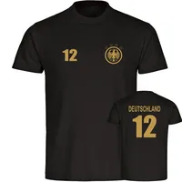 Multifanshop Herren T-Shirt - Deutschland - Adler Retro Trikot