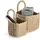 Zeller Aufbewahrungskorb mit Hängefunktion 15 x 15 x 15 cm beige