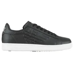 EA7 Unisex. X8X001_XCC51 Klassische Cc Lederschuhe schwarz (48), Wohnung, Schnürsenkel, Lässig