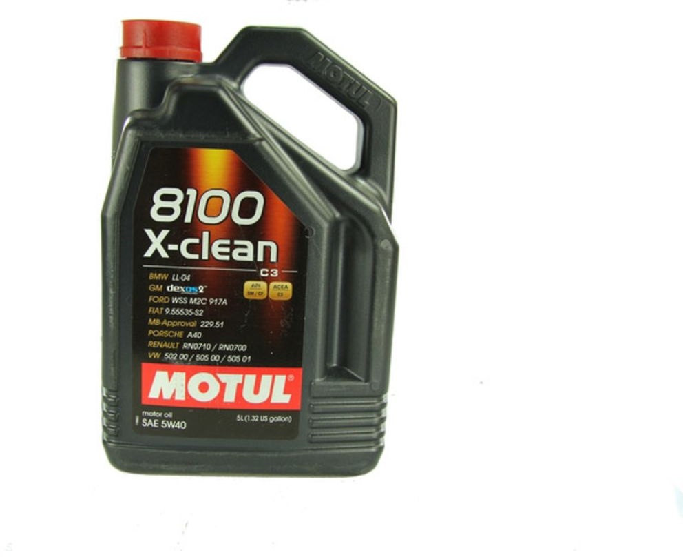 Huile moteur MOTUL 8100 X-Clean 5W40 C3 5L
