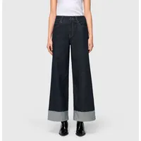 MAC Nevada Superwide Jeans in Rinse-Waschung-D38