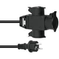 Eurolite 30247016 Strom Verlängerungskabel 16 A Schwarz 5 m
