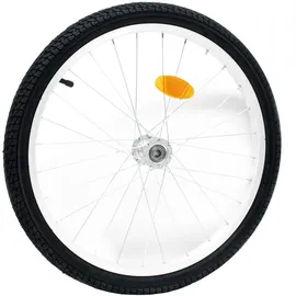 Wiltec Ersatzrad für Hundeanhänger 47-406 20x1,75 Zoll schwarz